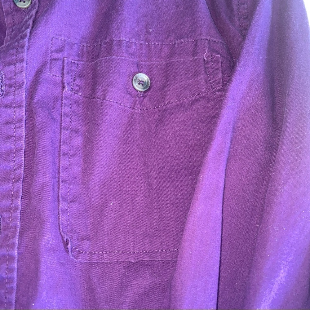 Sean John Men's Dress Shirt Size 18 34/35 Purple Violet Barrel Cuff - Picture 2 of 5